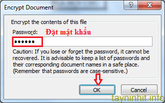 Cách đặt mật khẩu cho file Excel 2007, 2010, 2013