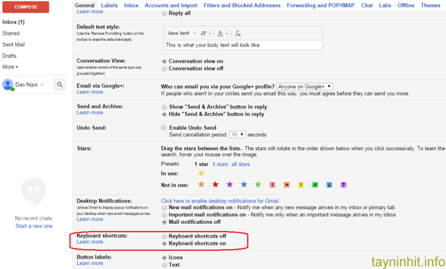 Những thủ thuật sử dụng Gmail hiệu quả