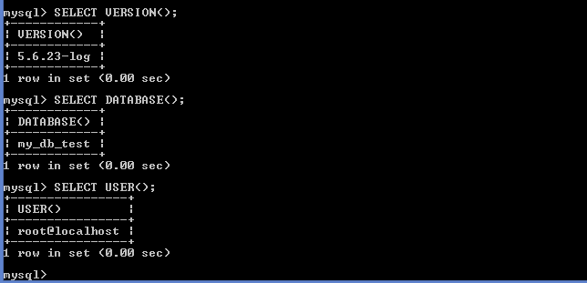 Các lệnh quản trị MySQL căn bản