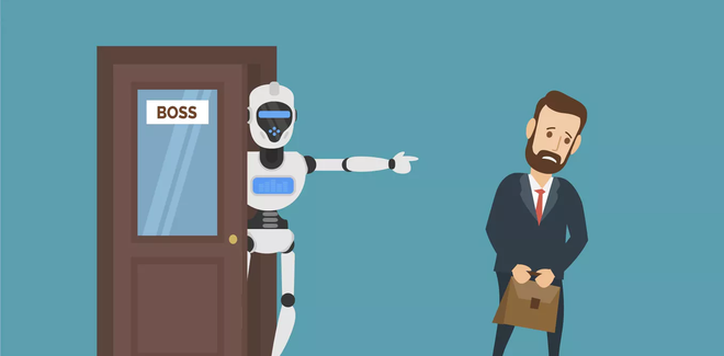 Anh chàng bị máy tính đuổi việc, đến sếp anh là người thật cũng không cứu được