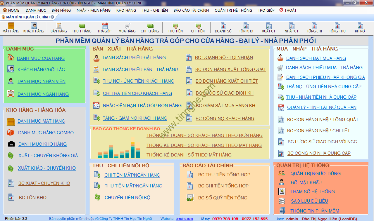 Phần mềm quản lý Bán Hàng Trả Góp