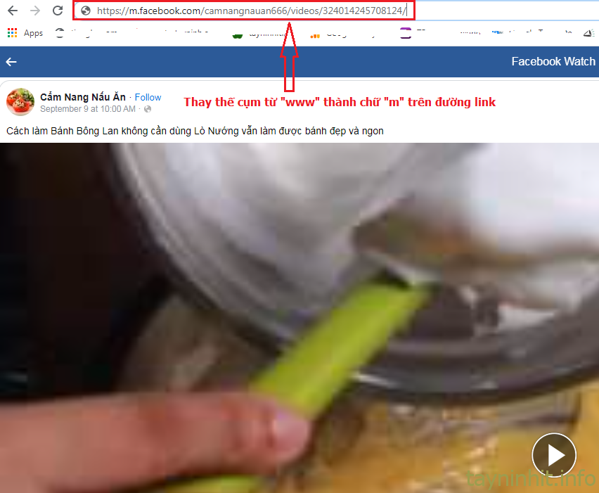 Cách tải video Facebook