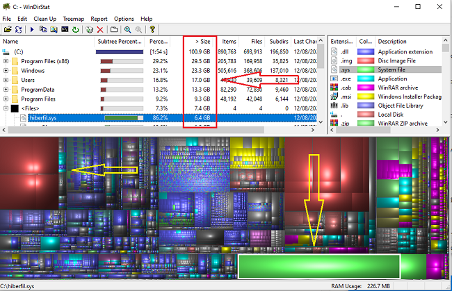 Hướng dẫn cài đặt phần mềm WinDirStat để tìm file lớn trên window
